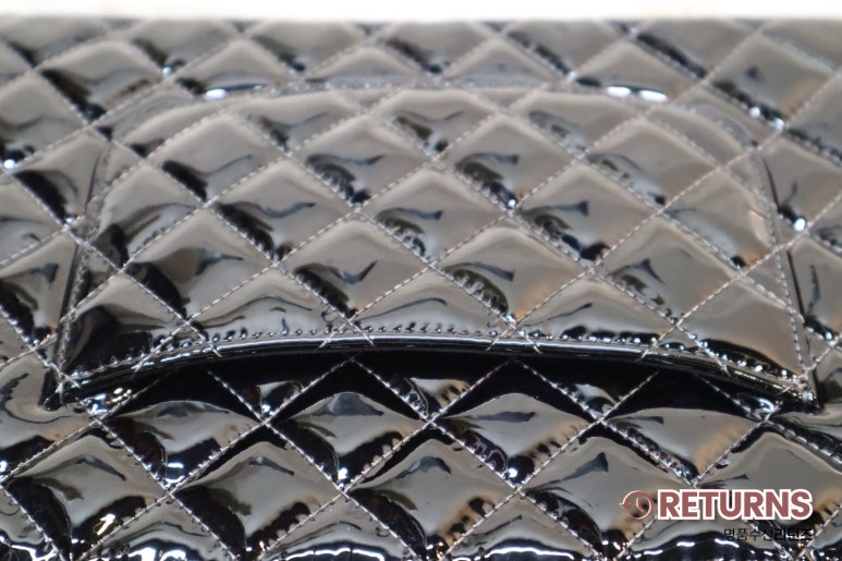 샤넬 애나멜 클러치 블랙 염색 · 수선 후 · 포켓
